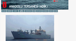 Desktop Screenshot of adik.com.tr